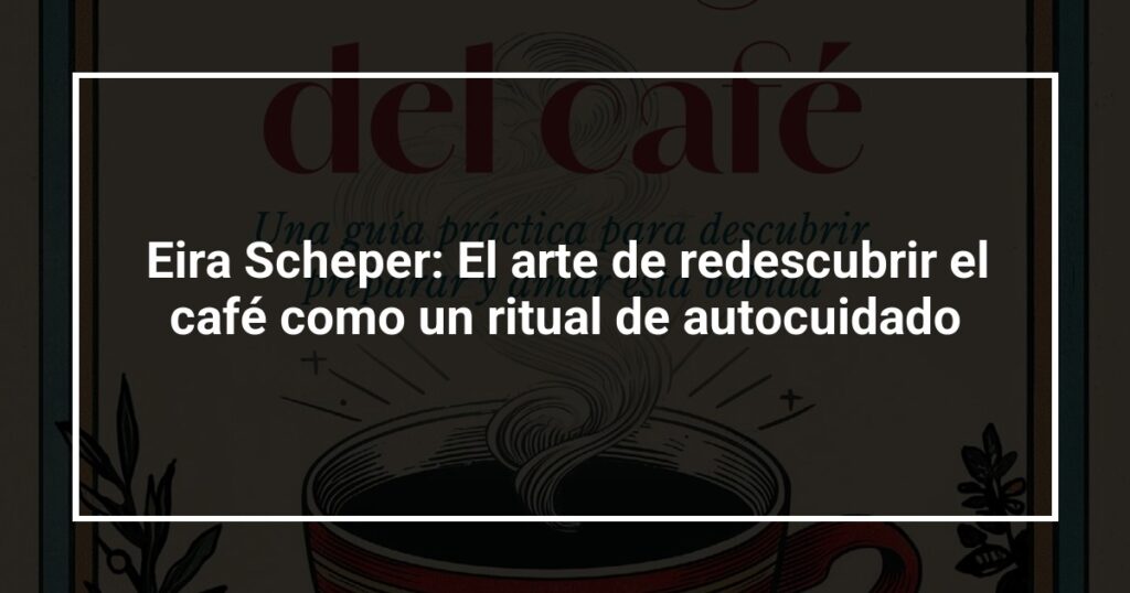 Eira Scheper: El arte de redescubrir el café como un ritual de autocuidado