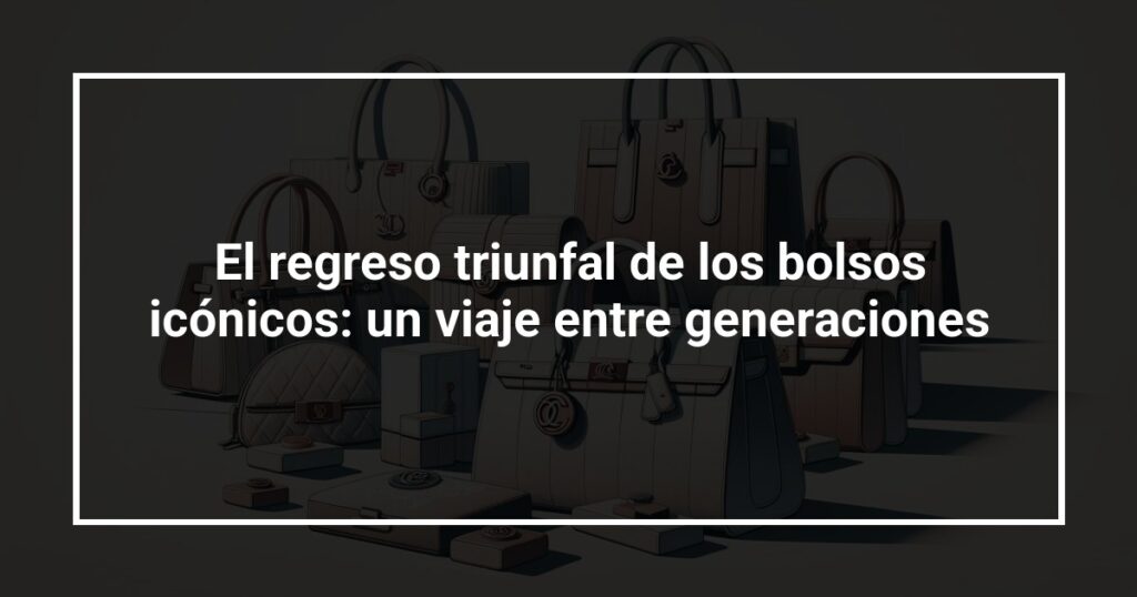 El regreso triunfal de los bolsos icónicos: un viaje entre generaciones